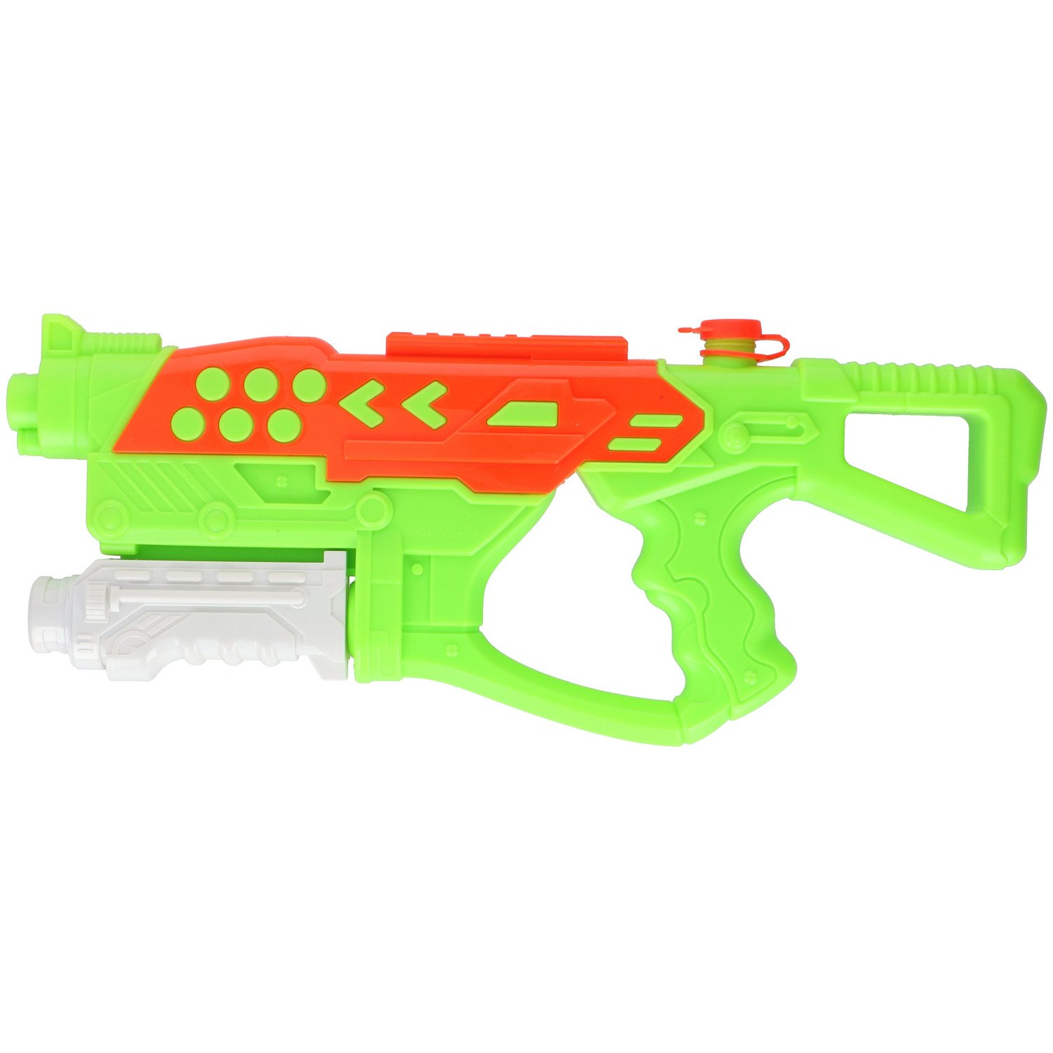 1x Waterpistolen/waterpistool van 42 cm kinderspeelgoed - waterspeelgoed van kunststof - Groen
