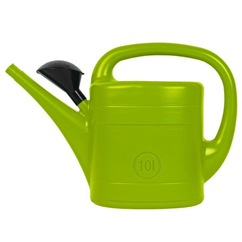 Gieter met broeskop lime 10 liter - Planten bewatering - Tuinartikelen/tuinieren - Moestuin/tetuin/kruidentuin verzorging - Groen