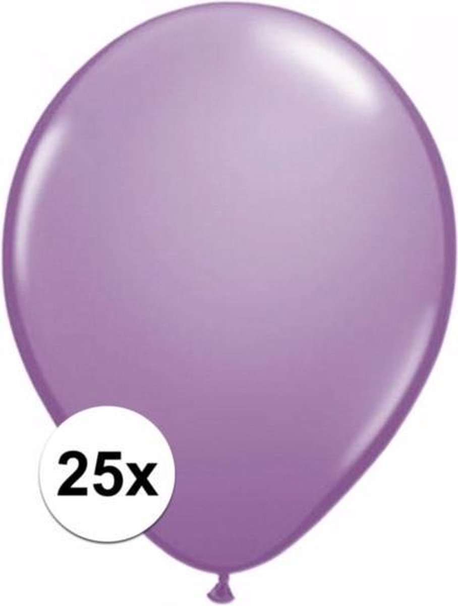 Lavendel ballonnen 25 stuks - Paars