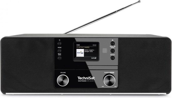 TechniSat DigitRadio 370 CD IR - Zwart