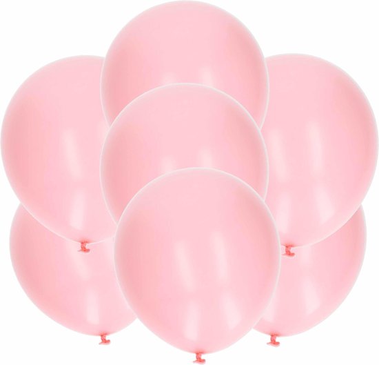 15x stuks licht latex ballonnen van 27 cm - Party verjaardag feestartikelen en versiering - Roze