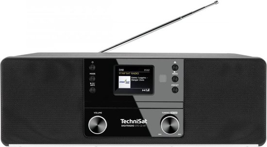TechniSat DigitRadio 370 CD BT - Zwart