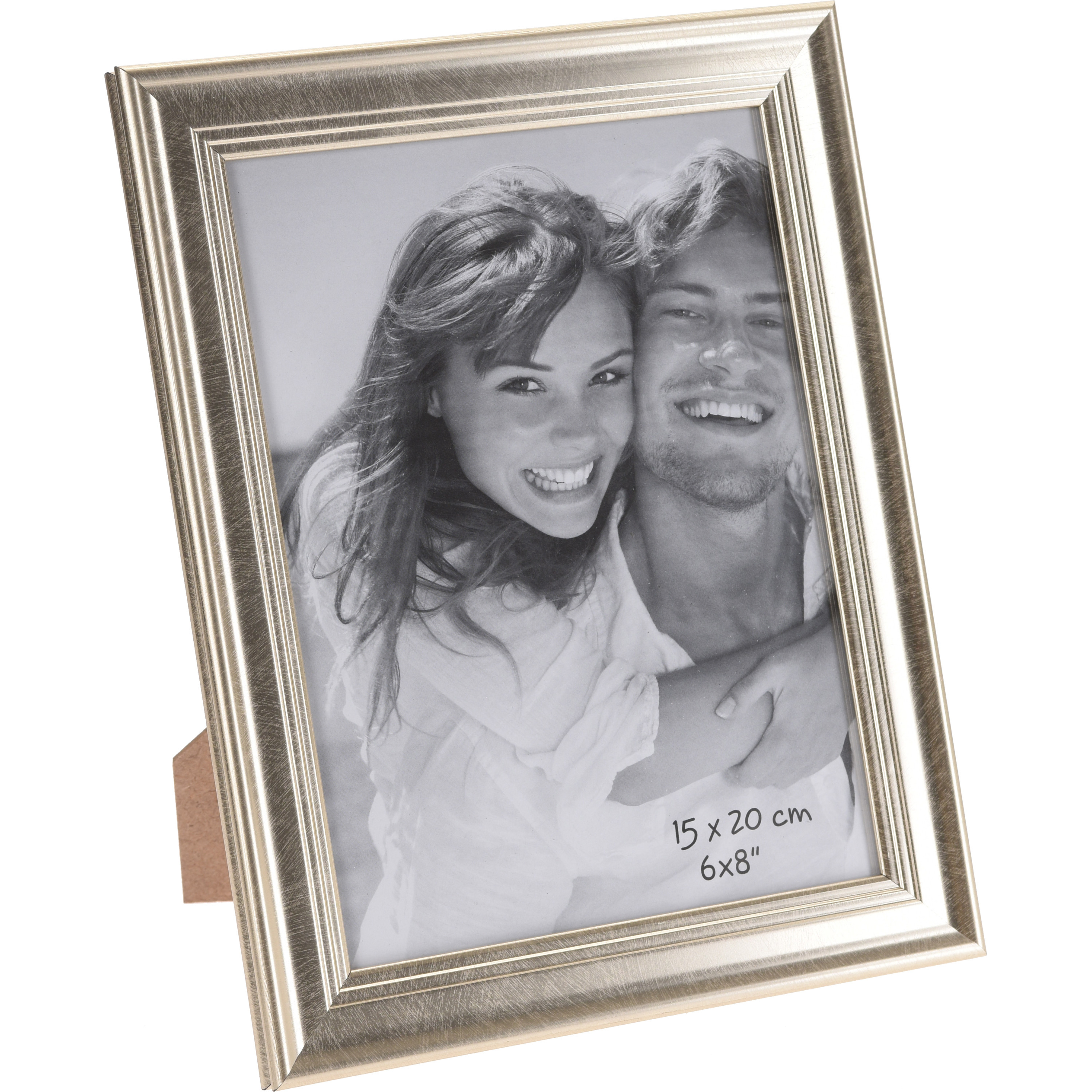 1xen glanzende fotolijsten/fotoframes 15 x 20 cm - Woondecoraties/ - Woonaccessoires - Fotolijsten/fotoframes - Fotolijstjes voor 15 x 20 cm foto - Goud