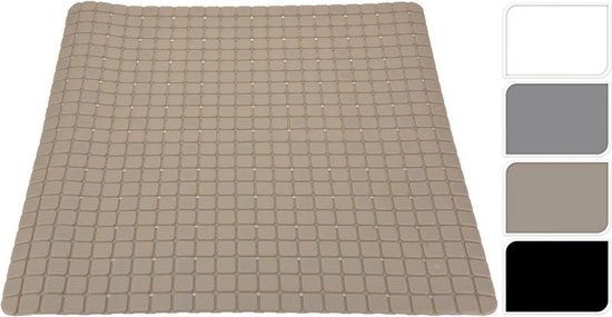te antislip mat voor douchecabine 55 cm - Wit