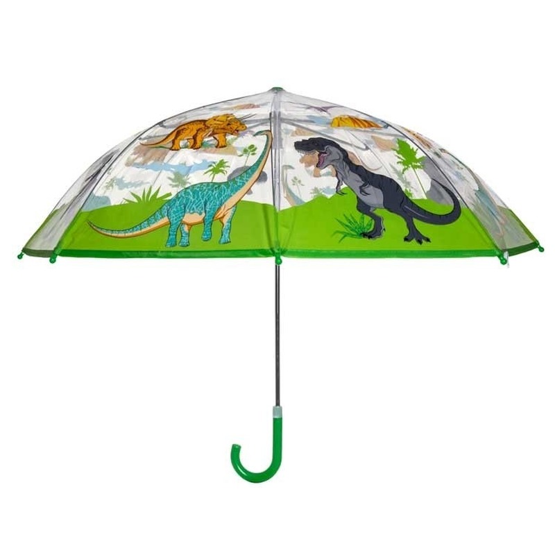 Nature Plush Planet Dinosaurus paraplu voor kinderen 70 cm