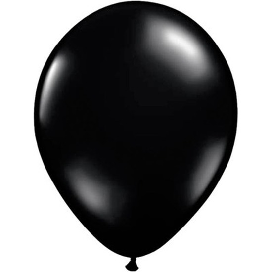 Qualatex ballonnen 10 stuks - Zwart