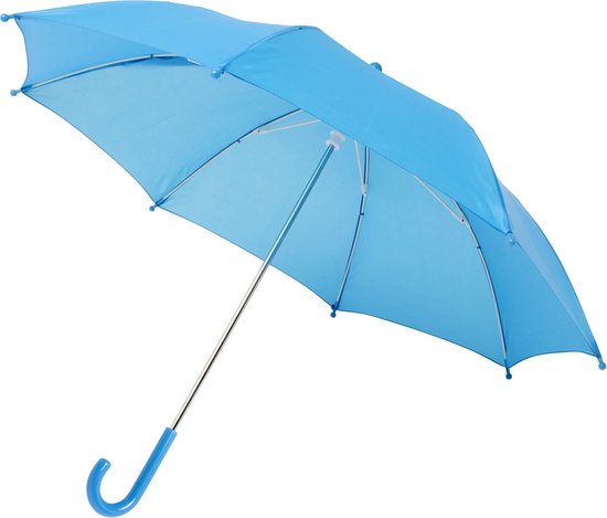 Storm paraplu voor kinderen 77 cm doorsnede in het - Windproof/stormproof paraplu - Blauw