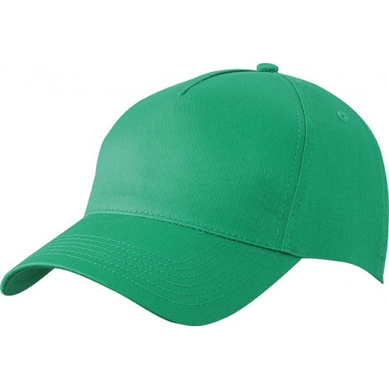 Myrtle Beach 5-panel baseball petjes /caps in de kleur voor volwassenen - Voordeligee caps - Groen