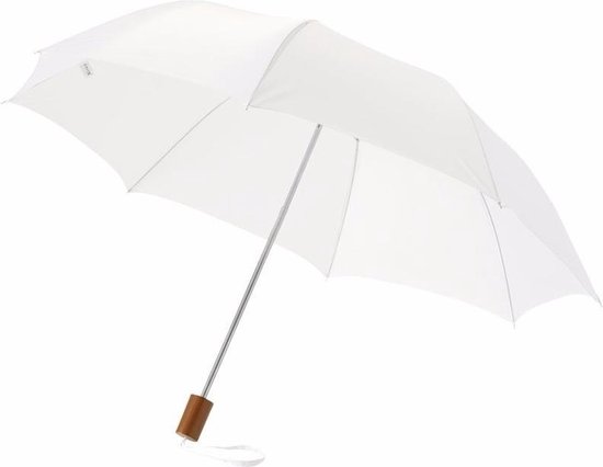 Kleine paraplu 93 cm - Wit