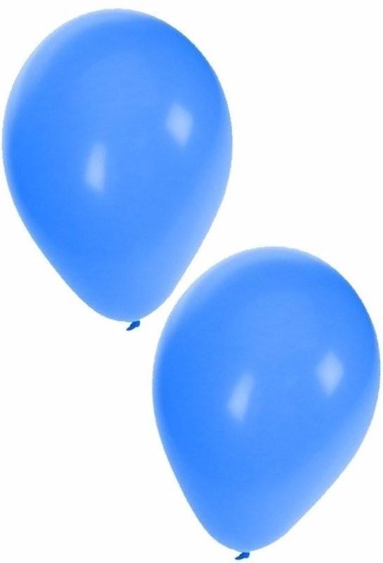 e ballonnen 100 stuks - Blauw