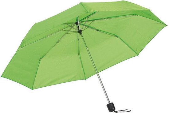 Opvouwbare mini paraplu 96 cm - Voordelige kleine paraplu - Regenbescherming - Groen