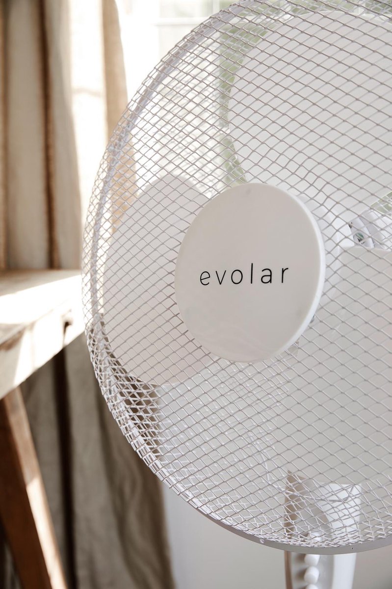 Staande ventilator 40 cm - Wit