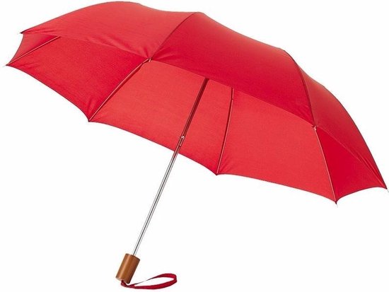 Kleine paraplu 93 cm - Rood