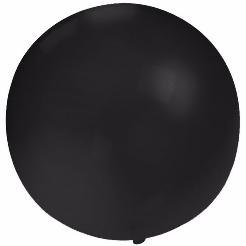 Grote ballon 60 cm - Zwart