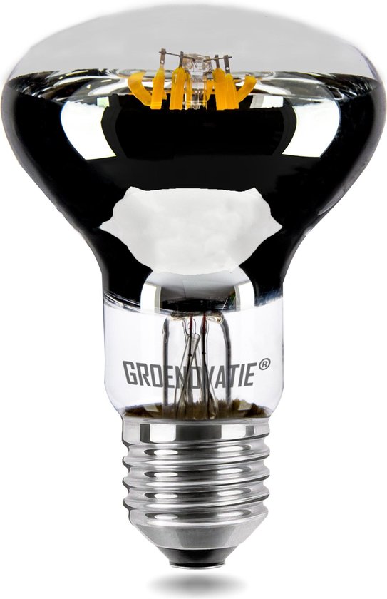 Groenovatie E27 LED Filament Reflectorlamp 6W Warm - Wit