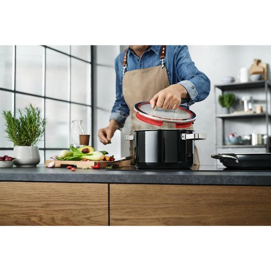 WMF FusionTec Functional Pannenset 4-delig - Zwart