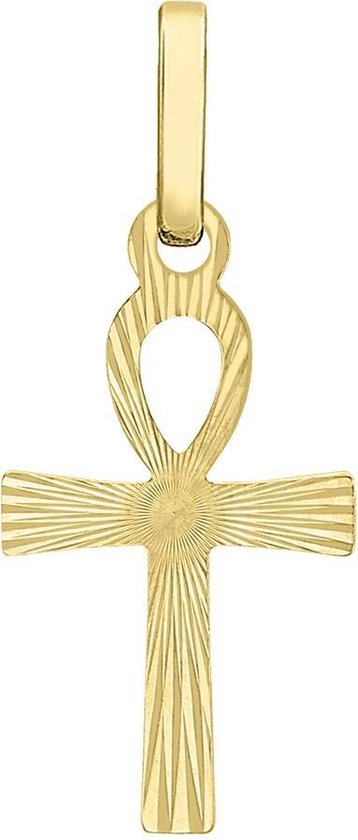 Lucardi 9 Karaat hanger ankh