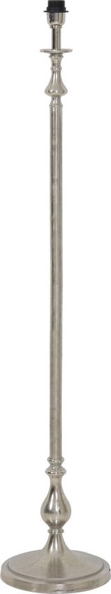 Light & Living Vloerlamp CEBU rond - Ruw Nikkel - Silver