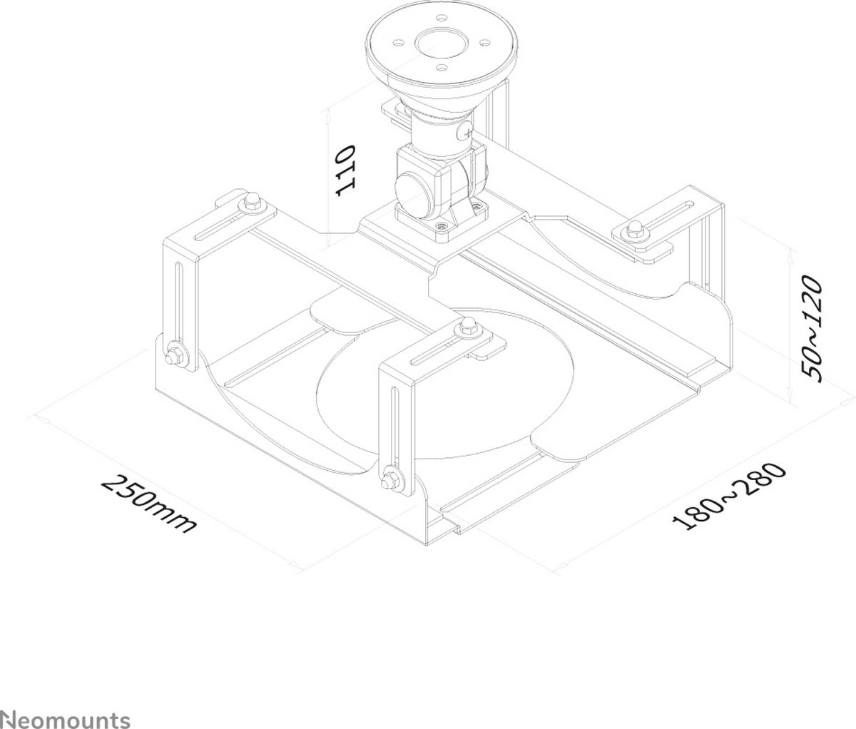NewStar Neomounts by BEAMER-C300 Projectorsteun - Zwart
