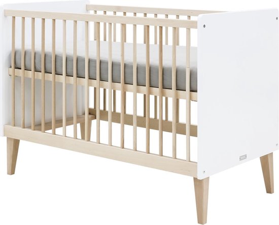Bopita Indy Bed - 60 x 120 cm/Naturel - Wit
