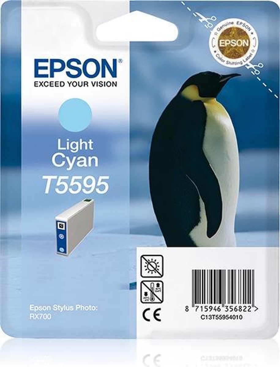 Epson T5595 - Inktcartridge / Cyaan
