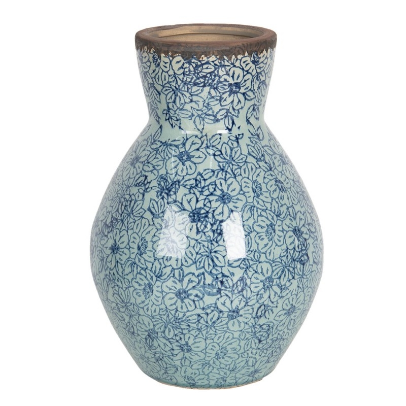 Clayre & Eef Vaas - Ø 16*24 cm keramiek - - 6CE1205 - Blauw