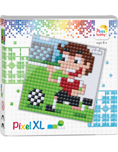 Pixelhobby XL Voetbal 12x12 cm