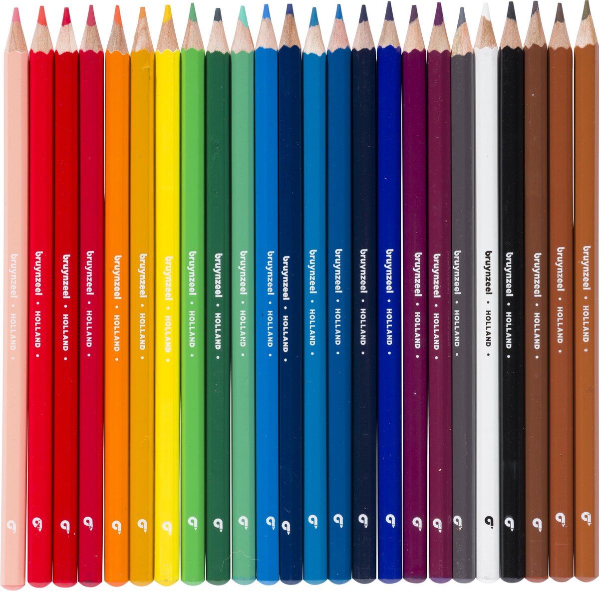 Bruynzeel 24x kleurpotloden voor kinderen - Teken/hobby/knutselmateriaal - Tekenen/kleuren met potlood