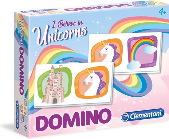 Clementoni domino Unicorns 28 kaarten junior