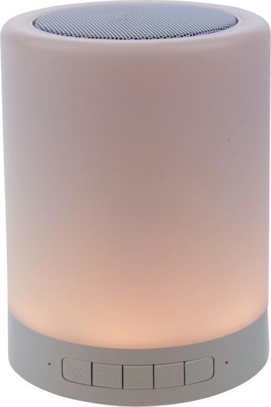 United Entertainment bluetooth speaker moodlight 12,7 cm - Wit