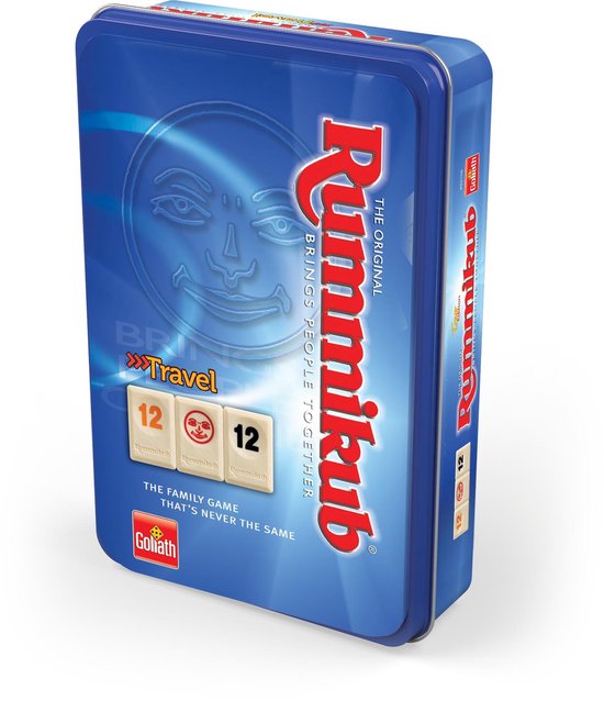 Goliath Rummikub reisspel blik - Blauw