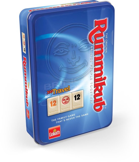 Goliath Rummikub reisspel blik - Blauw