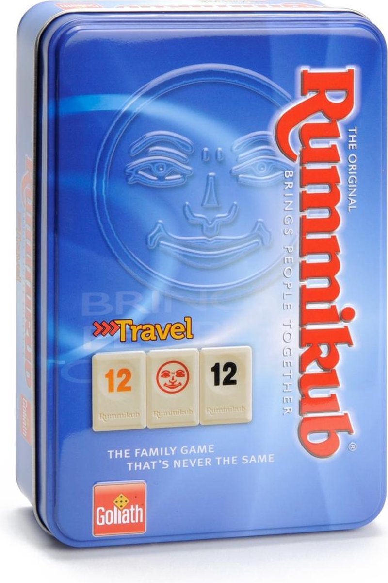 Goliath Rummikub reisspel blik - Blauw