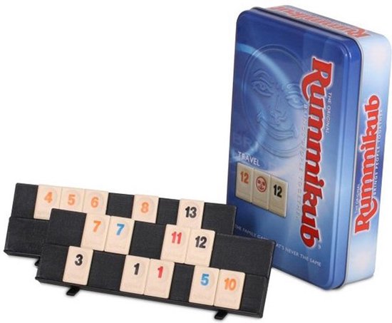 Goliath Rummikub reisspel blik - Blauw