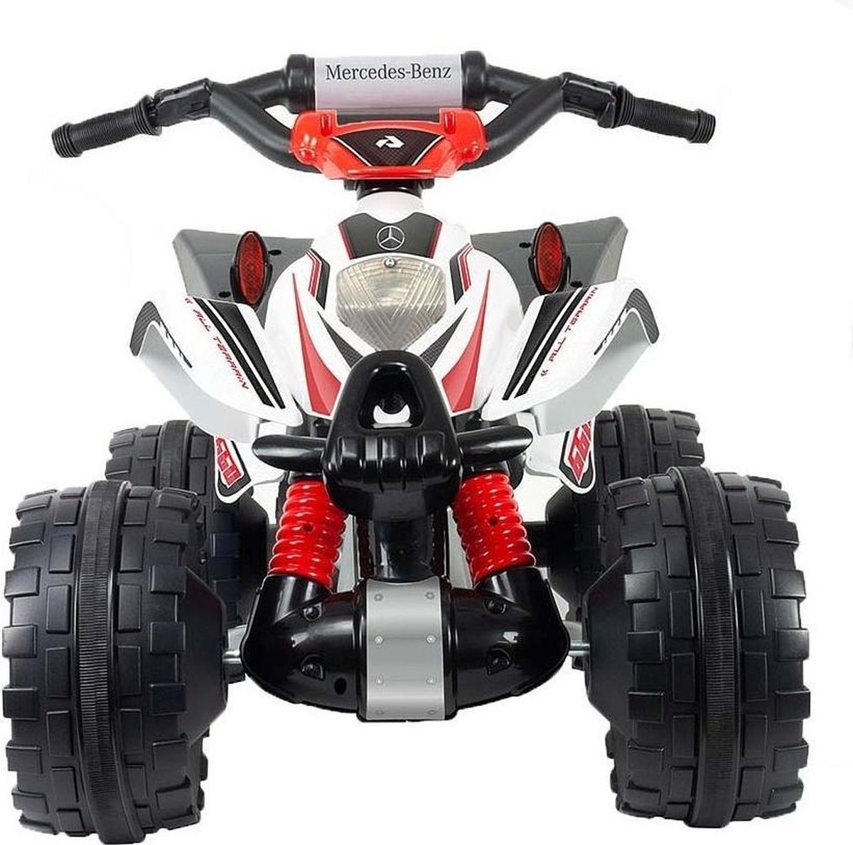 Injusa Accu Quad Mercedes ATV 12V - Rood