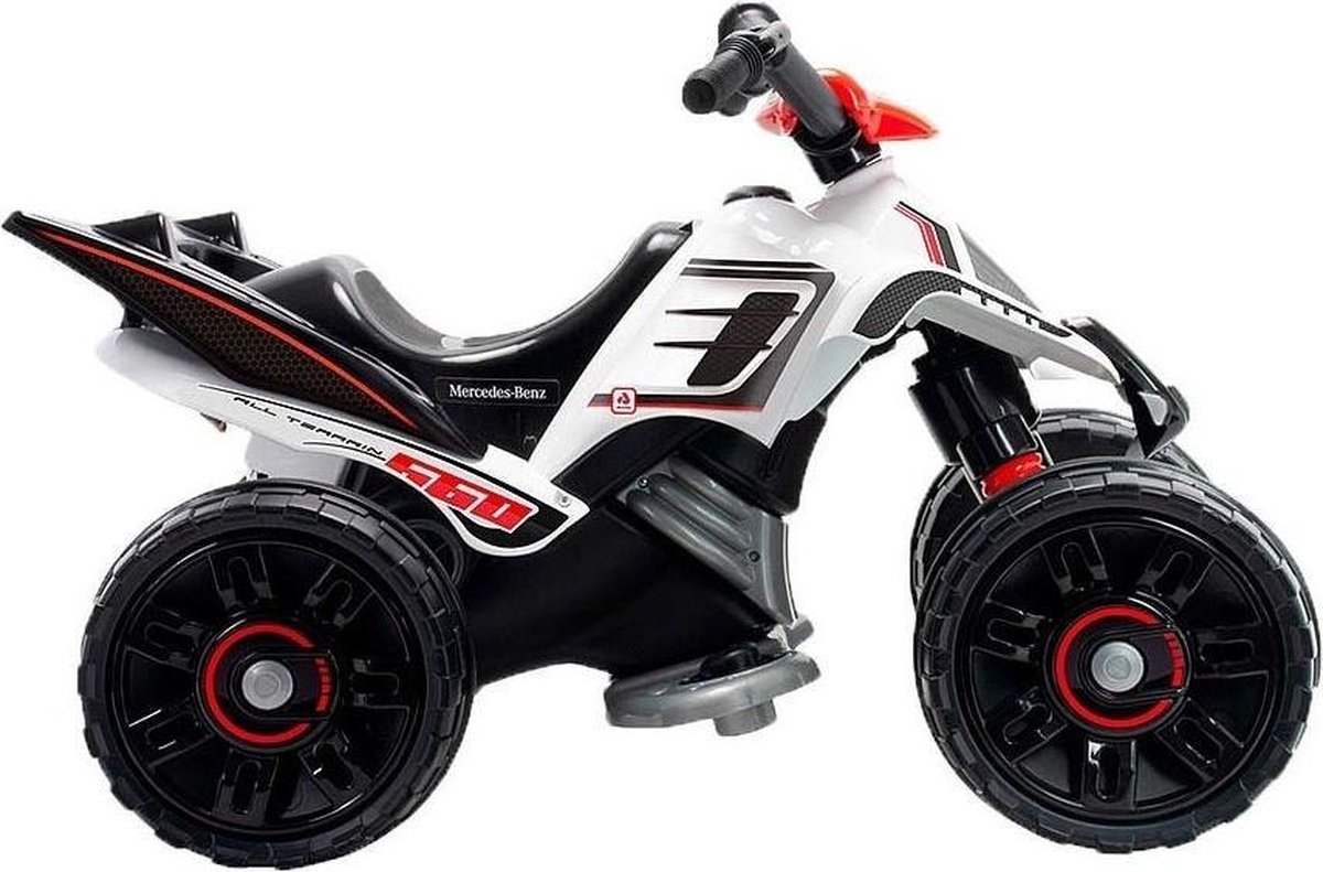 Injusa Accu Quad Mercedes ATV 12V - Rood