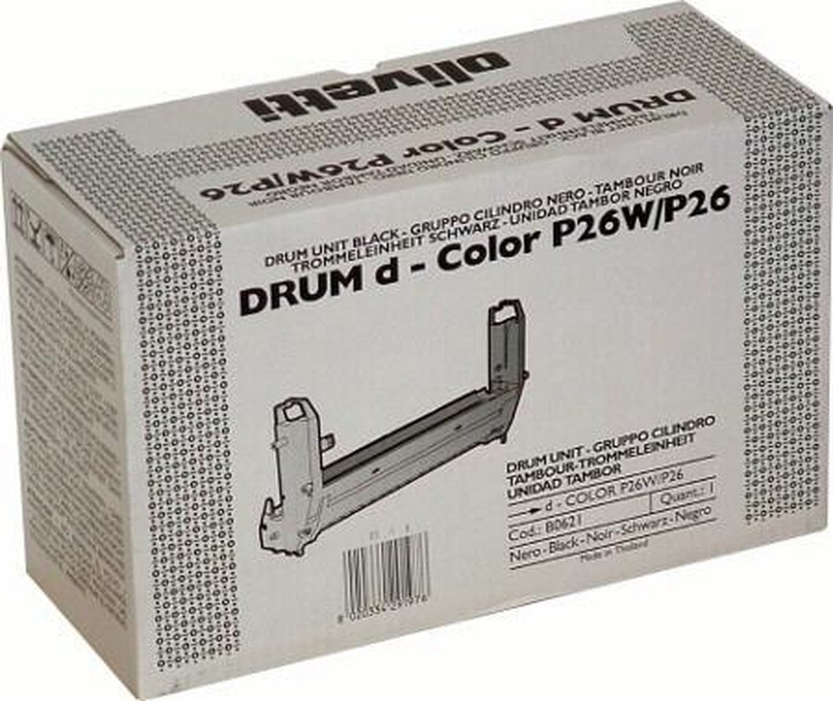 Olivetti D-color P20W drum geel standard capacity 20.000 pagina's 1-pack