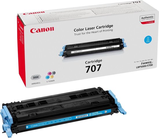 Canon 707 - Tonercartridge / Cyaan