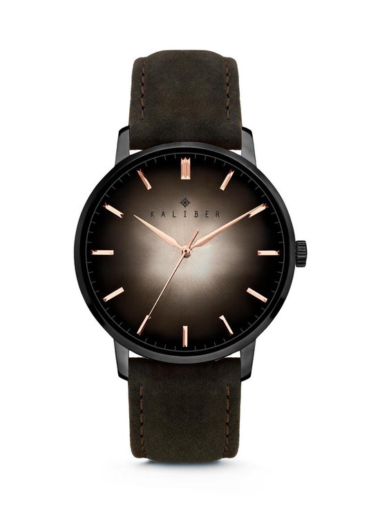 Kaliber 7KW 0009 Horloge met Meshband Ø40 mm zwart-rosékleurig