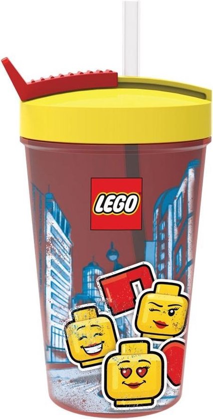 Lego Drinkbeker met rietje Iconic girl