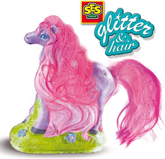 Ses Gips gieten paard met manen