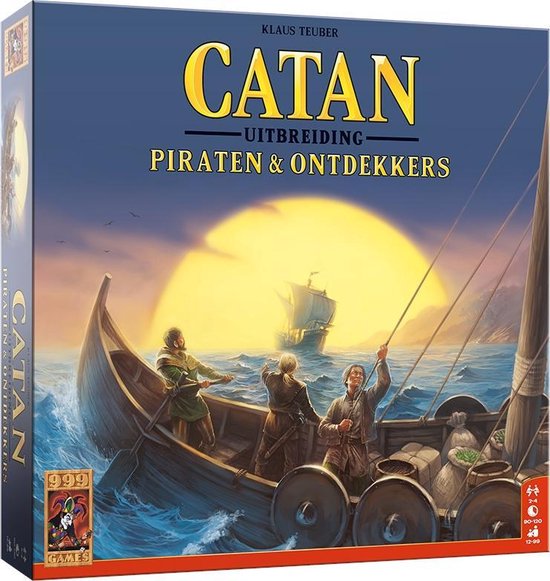 999Games uitbreiding bordspel Catan: Piraten en Ontdekkers