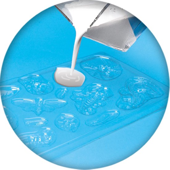 Ses gips enge beesten gieten en schilderen