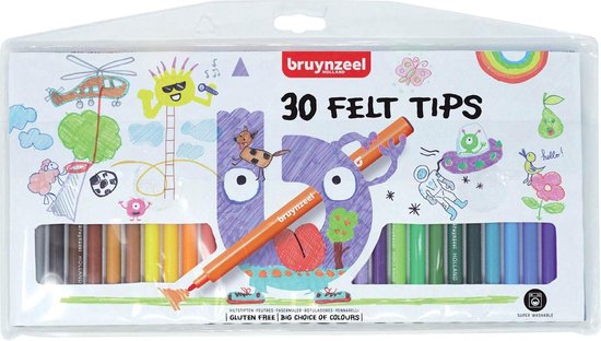 Bruynzeel 30 stuks top kwaliteit viltstiften