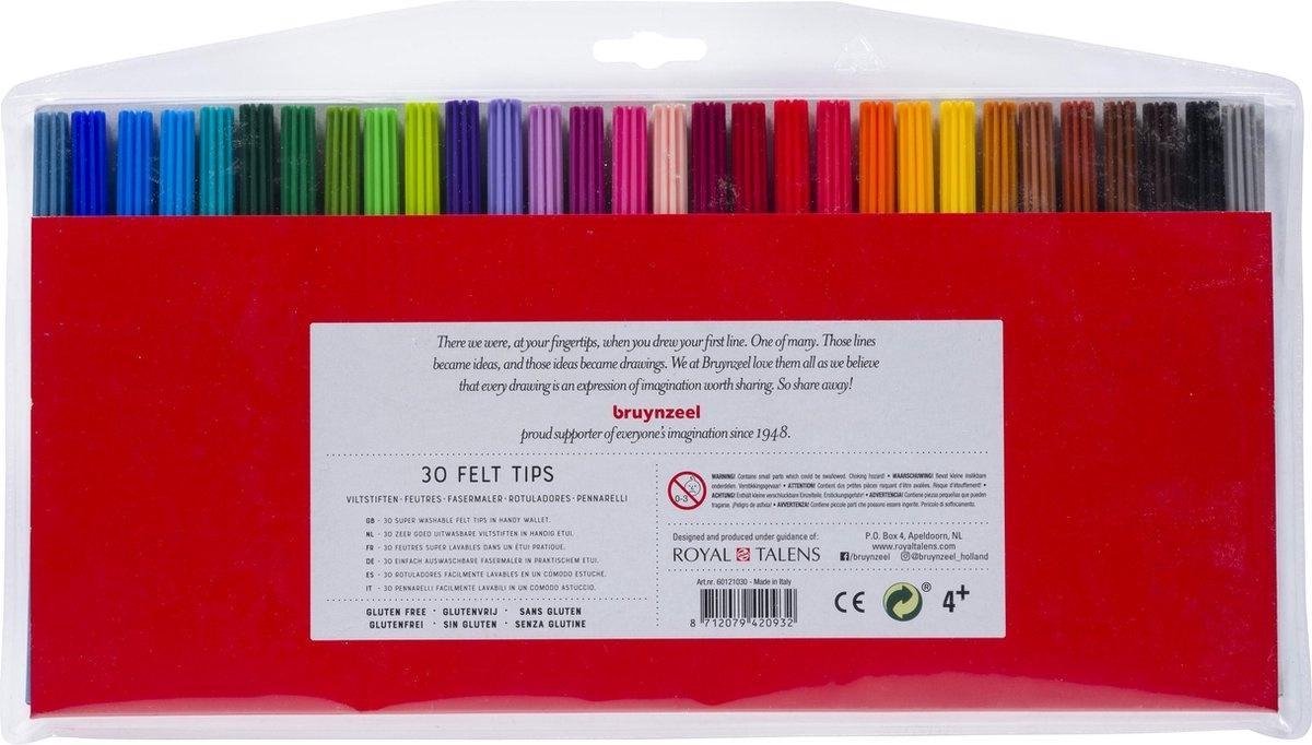Bruynzeel 30 stuks top kwaliteit viltstiften