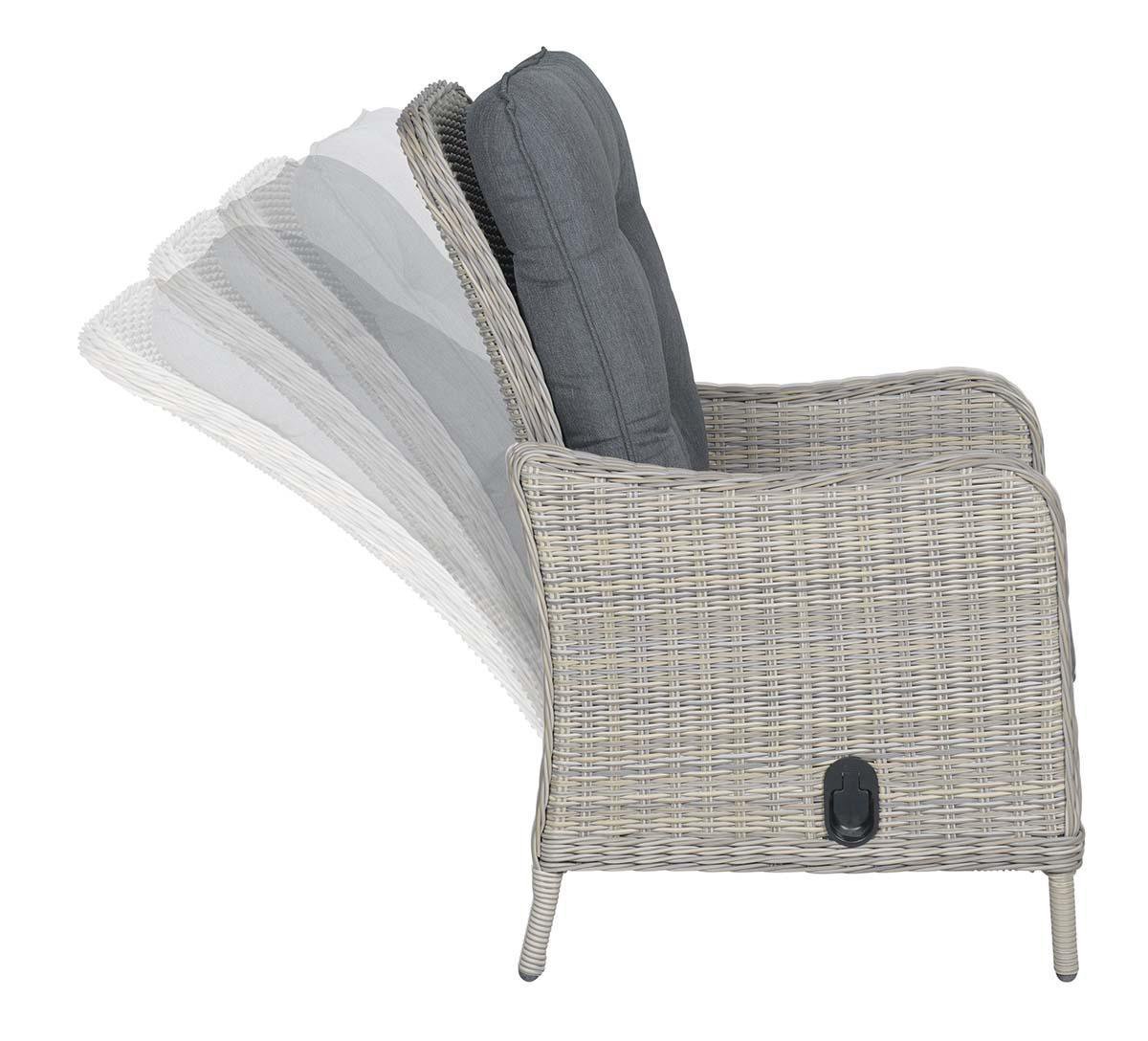Garden Impressions Nova verstelbare tuinstoel - vintage willow - Beige