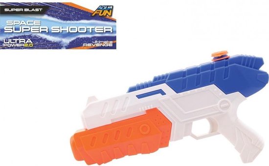 Johntoy Waterpistool Aqua Fun Supershooter - 32 cm - Watergeweer - Wit