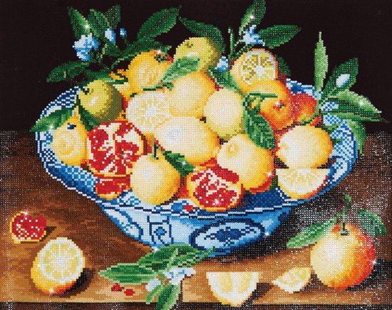 Diamond Dotz Still Life with Lemons - 52x42 cm - Diamond Painting