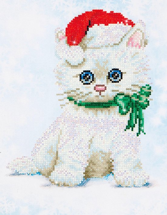 Diamond Dotz Chrissy Kitty - 27x35 cm - Diamond Painting