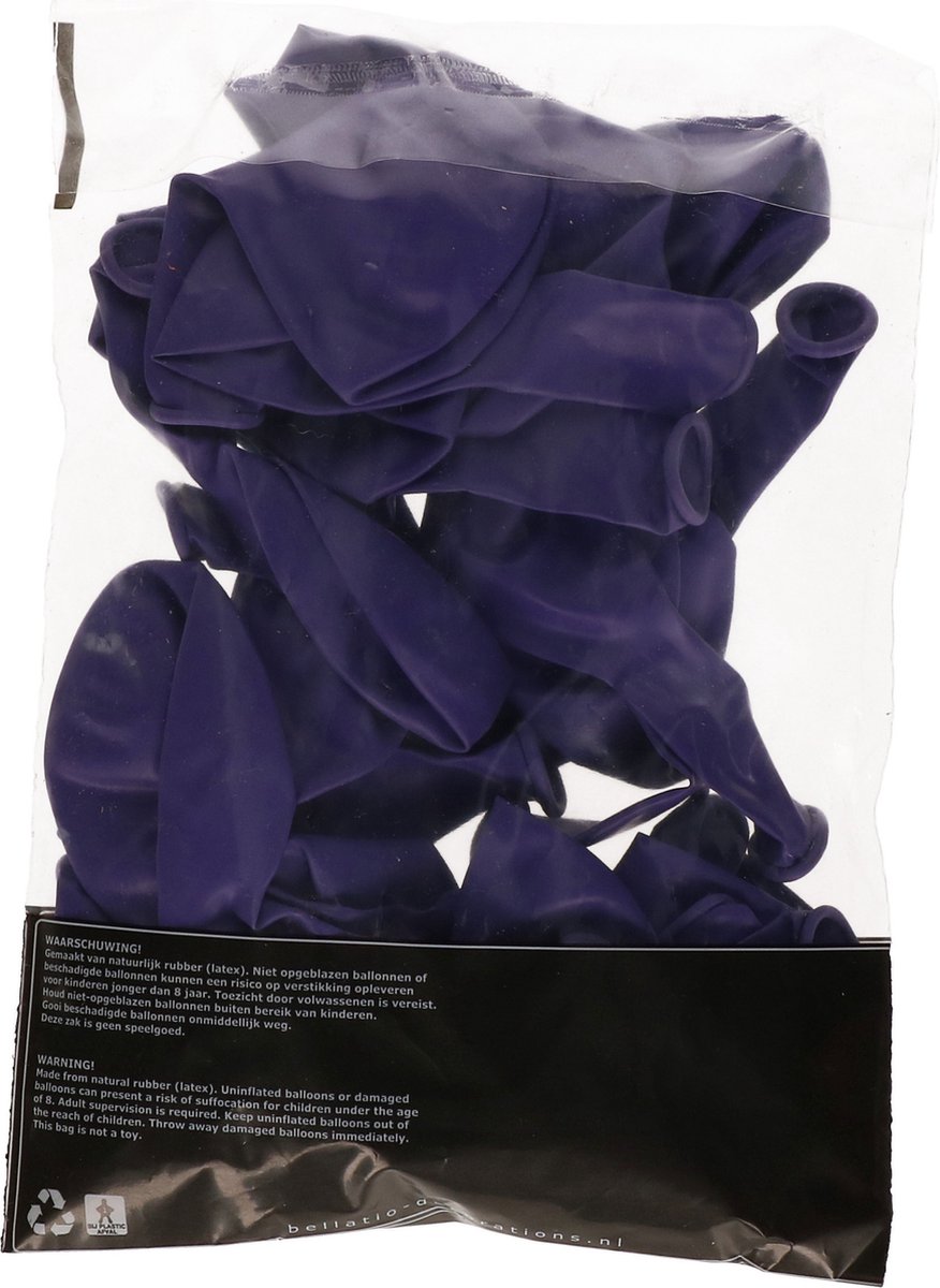 e ballonnen 100 stuks - Paars